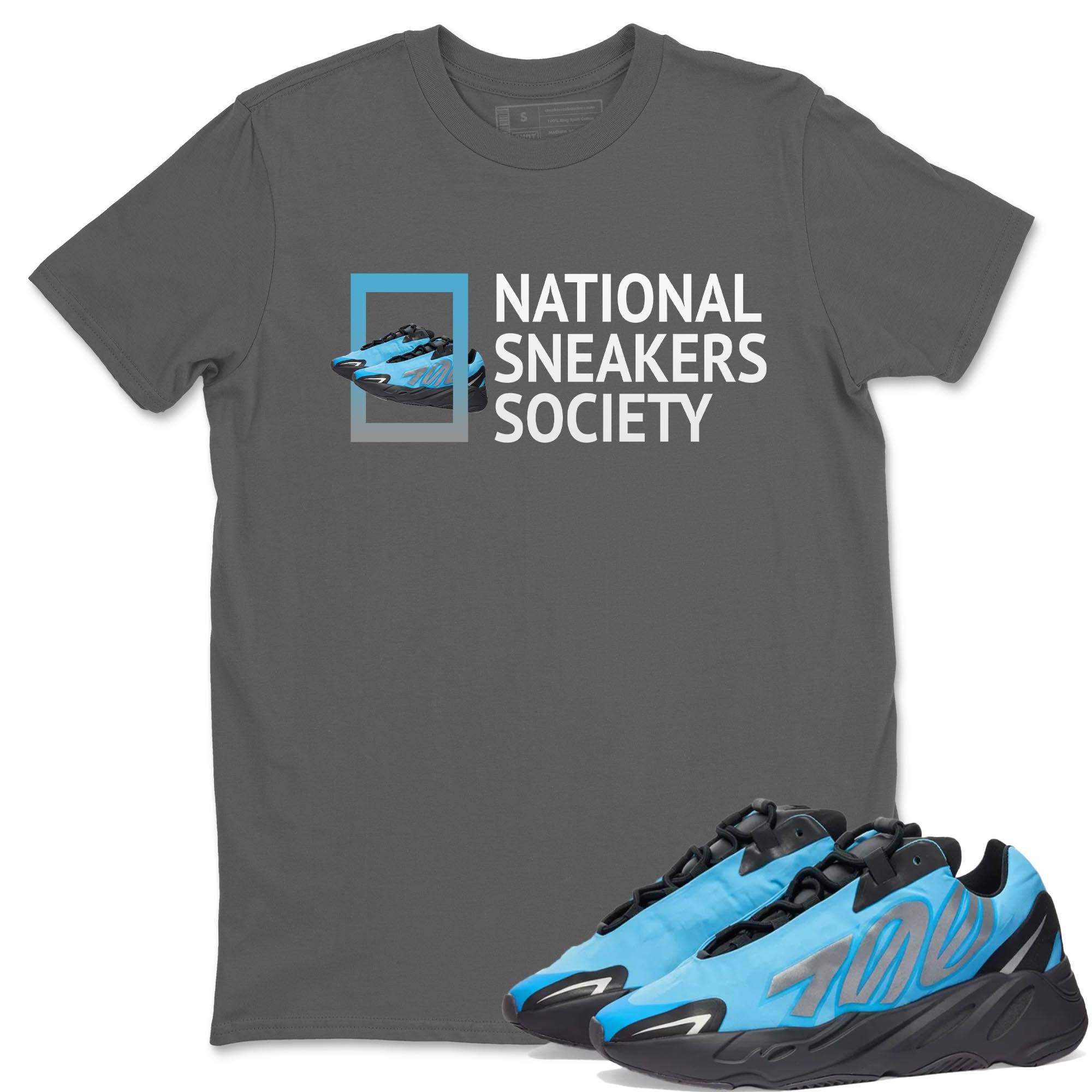 National Sneakers Unisex Tops - Yeezy 700 Bright Cyan