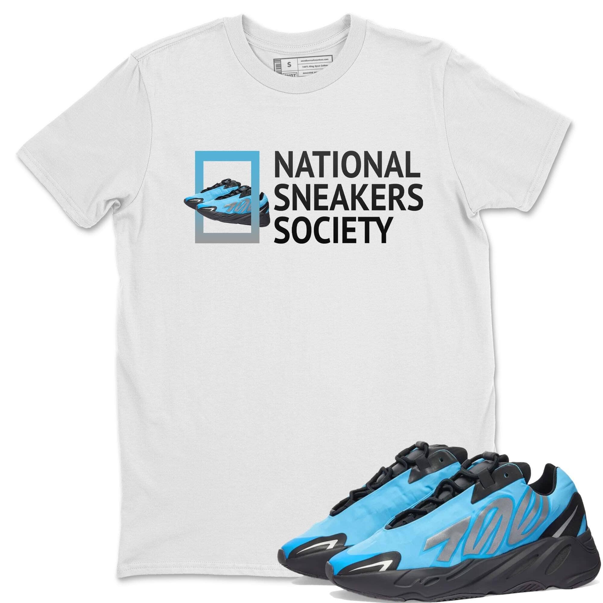 National Sneakers Unisex Tops - Yeezy 700 Bright Cyan