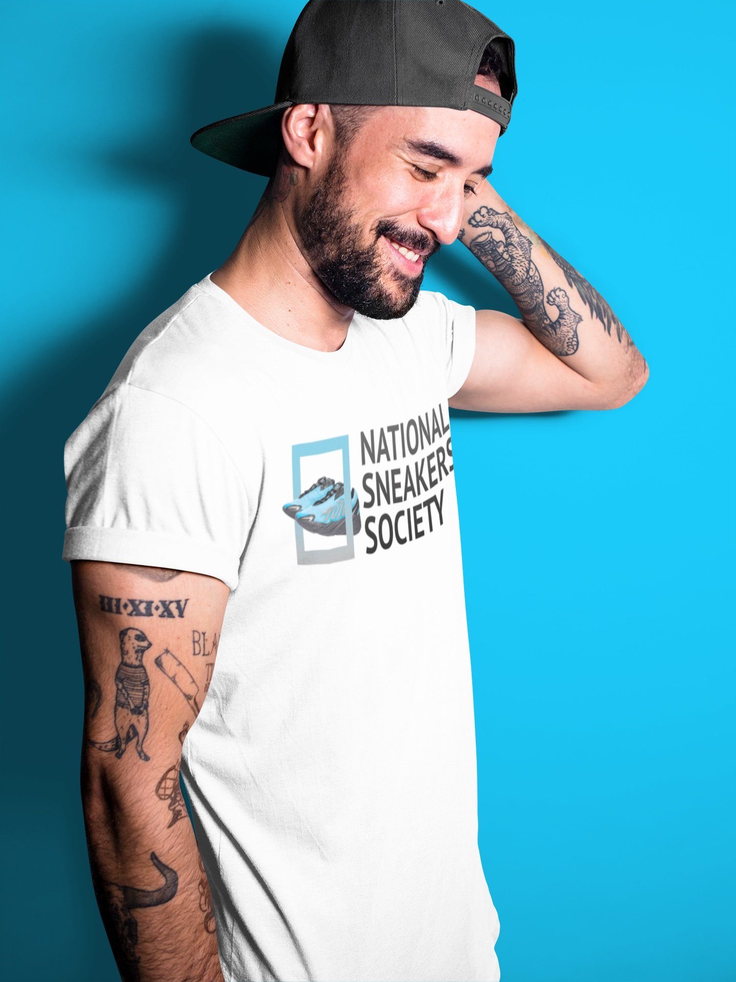 National Sneakers Unisex Tops - Yeezy 700 Bright Cyan