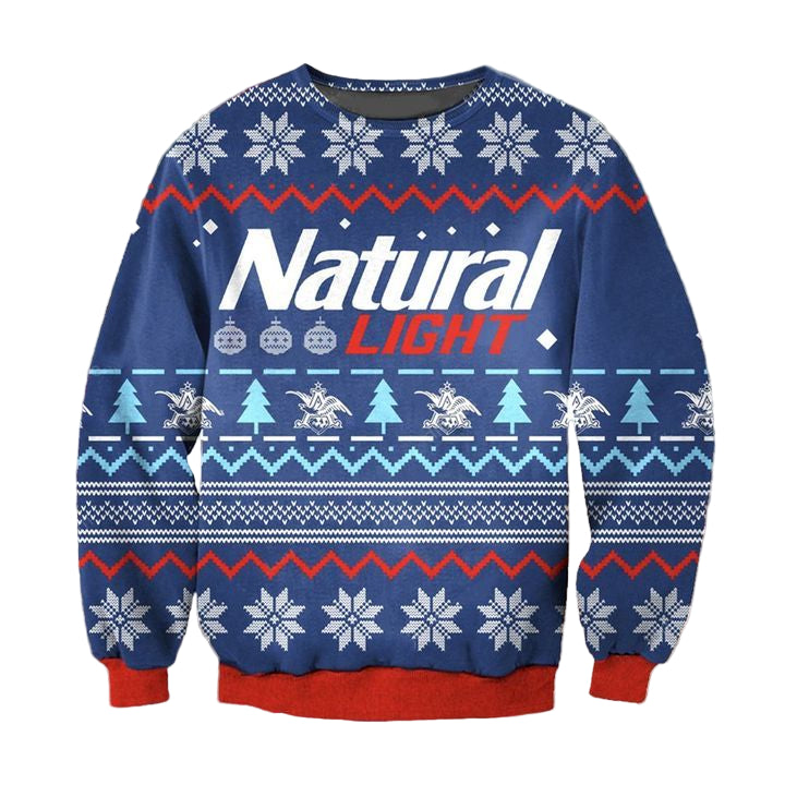 Natural Light Beer Ugly Christmas Sweater 2022 ? Usalast