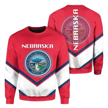 Nebraska Coat Of Arms Sweater Lucian Style J5W ? Usalast