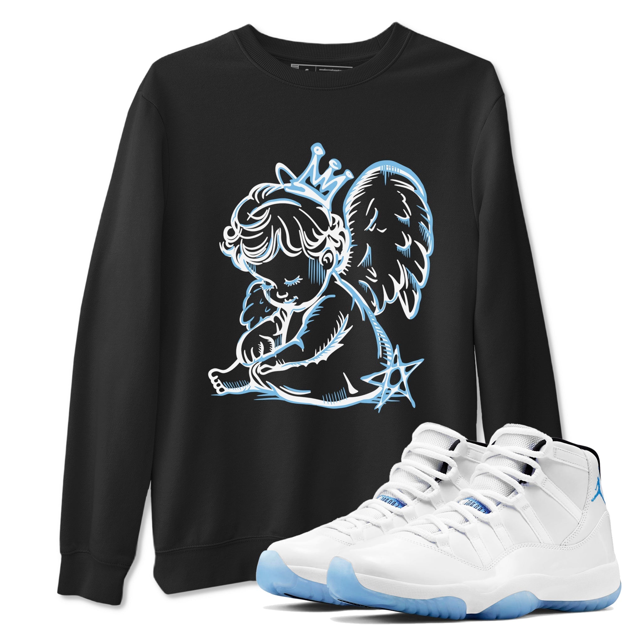 Neon Angel Sneaker Tees - Air Jordan 11 Legend Blue