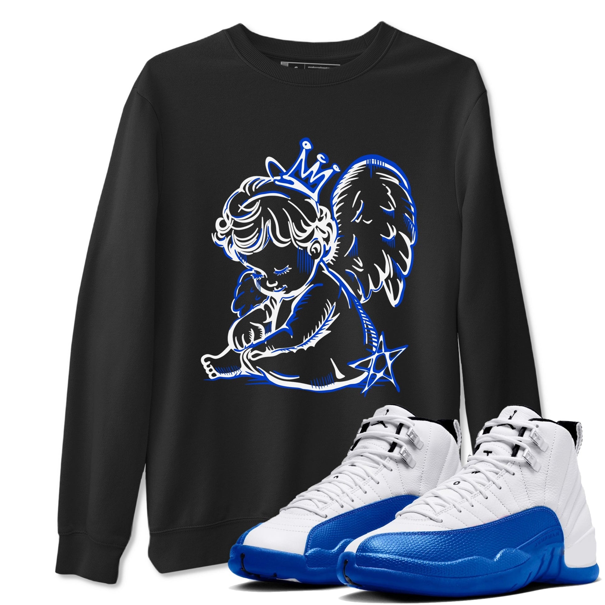 Neon Angel Sneaker Tees - Air Jordan 12 Blueberry