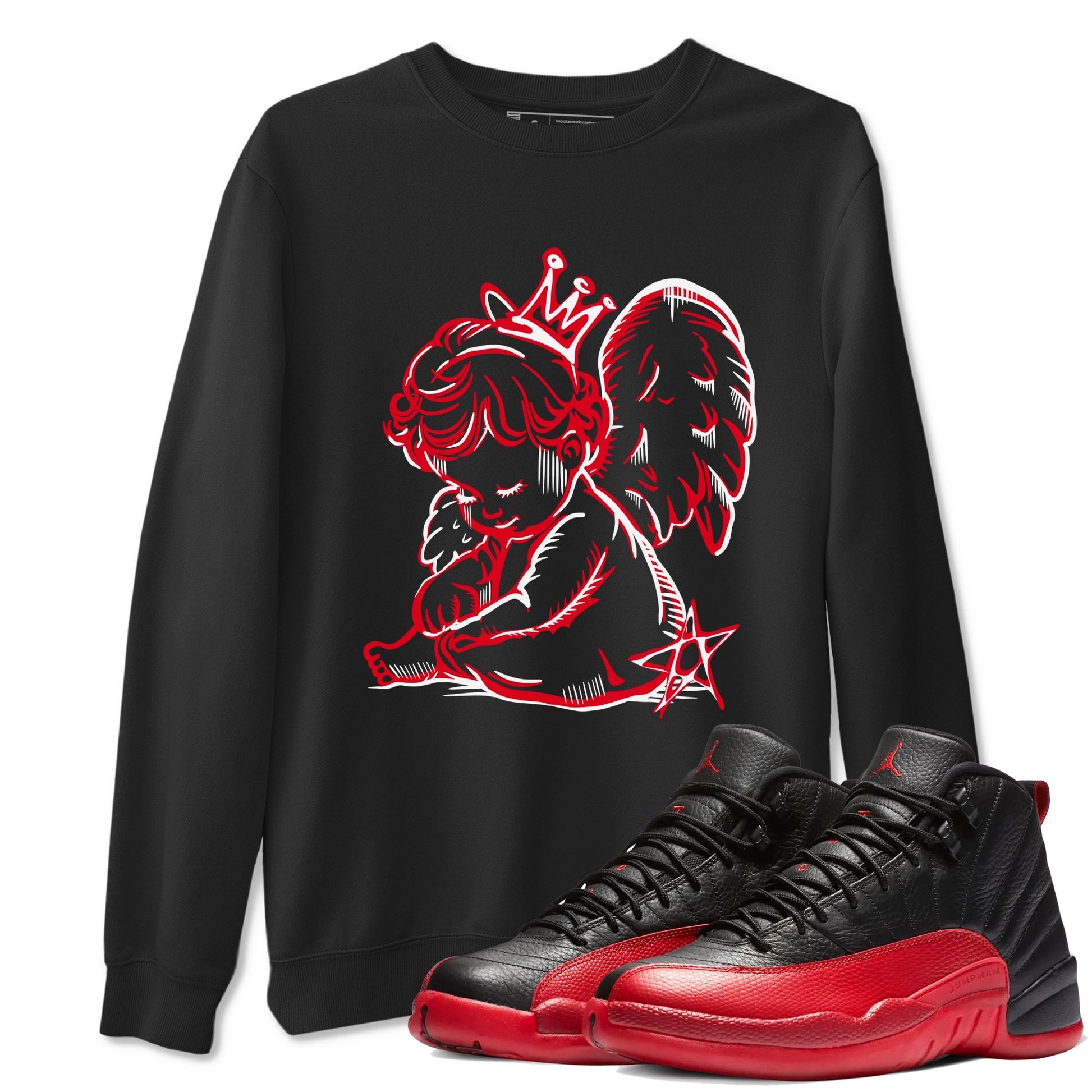 Neon Angel Sneaker Tees - Air Jordan 12 Flu Game
