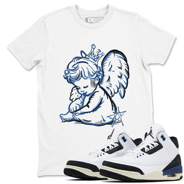 Neon Angel Sneaker Tees - Air Jordan 3 A Ma Maniere x Diffused Blue