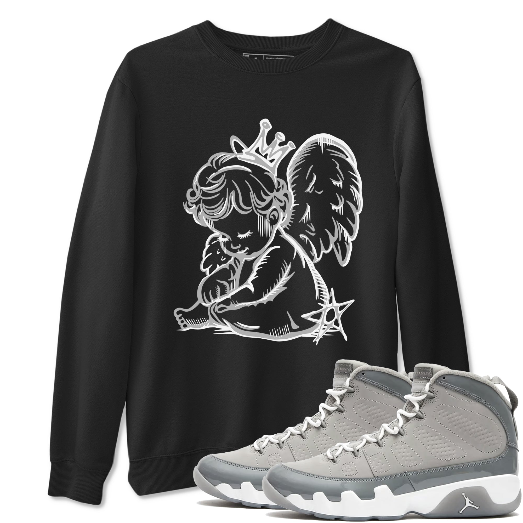 Neon Angel Sneaker Tees - Air Jordan 9 Cool Grey