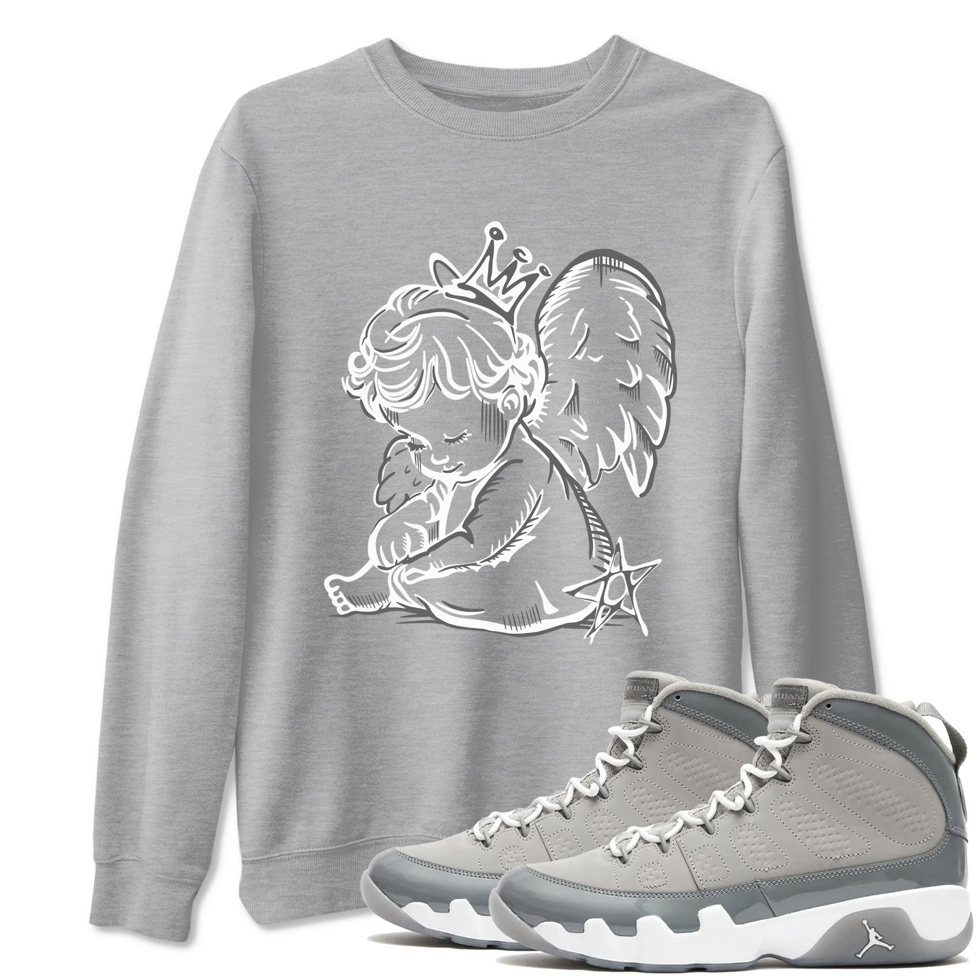 Neon Angel Sneaker Tees - Air Jordan 9 Cool Grey