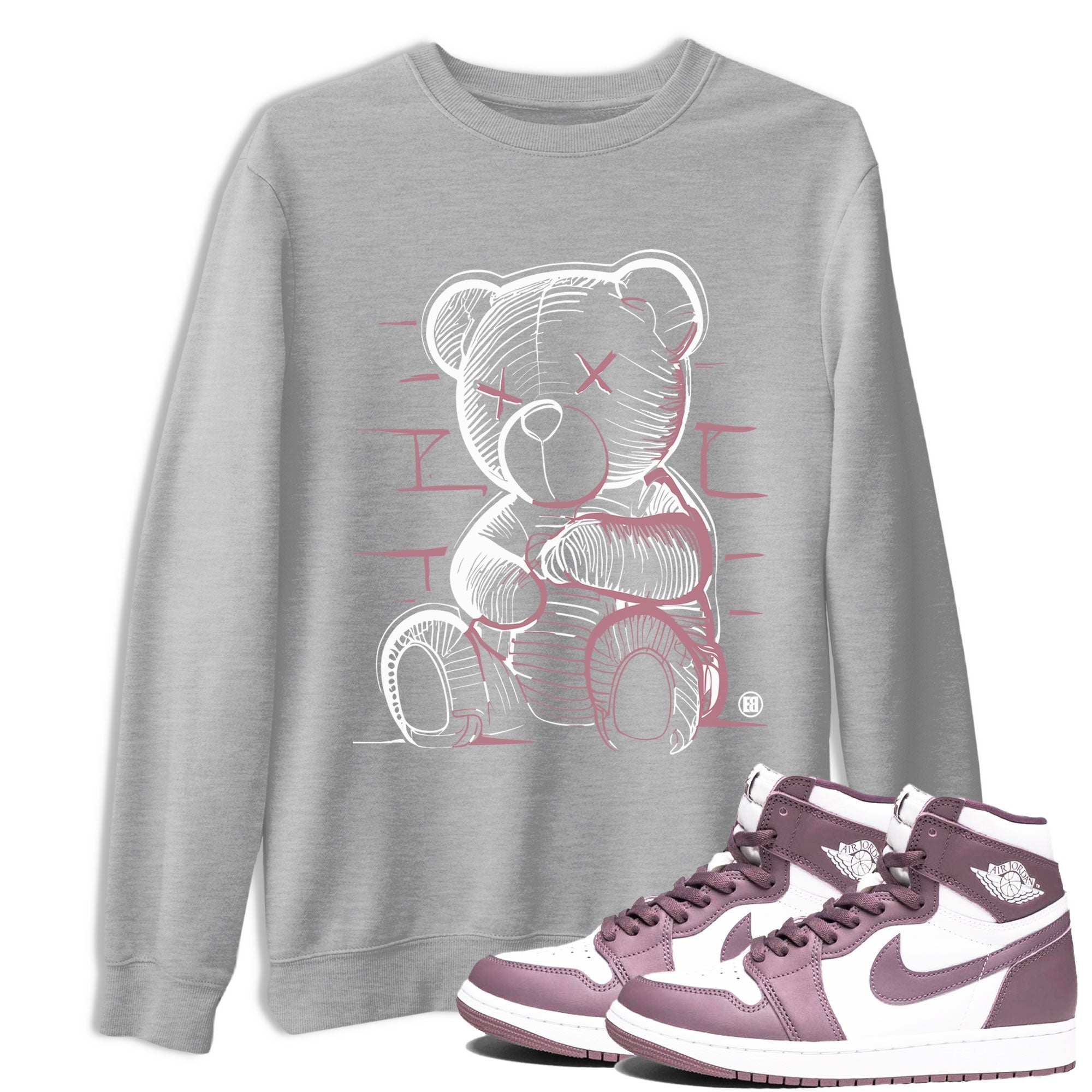 Neon Bear Sneaker Tee - Air Jordan 1 Mauve