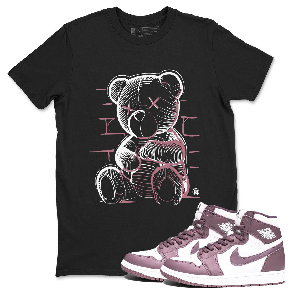 Neon Bear Sneaker Tee - Air Jordan 1 Mauve