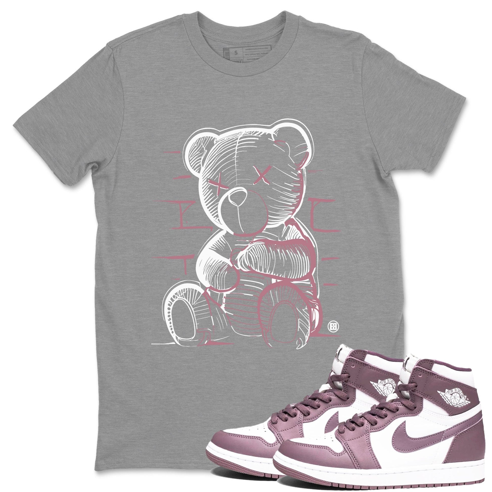 Neon Bear Sneaker Tee - Air Jordan 1 Mauve
