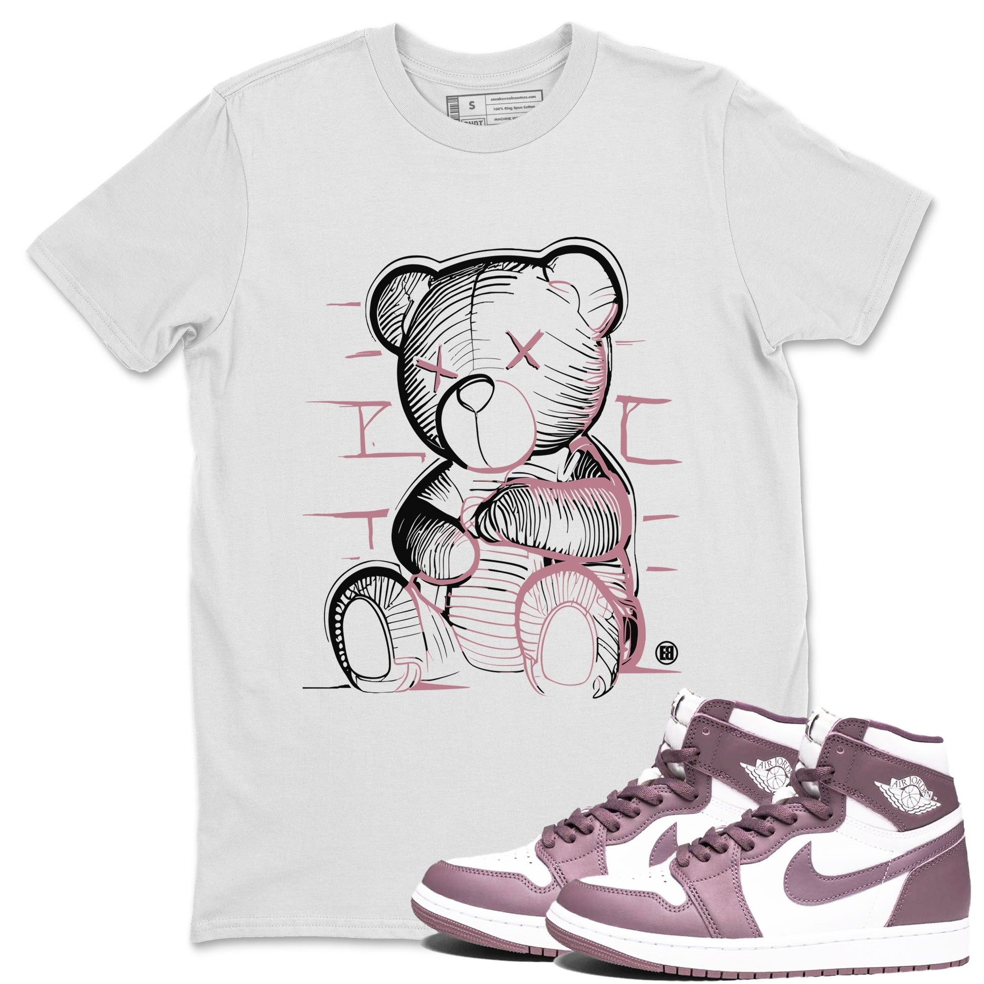 Neon Bear Sneaker Tee - Air Jordan 1 Mauve