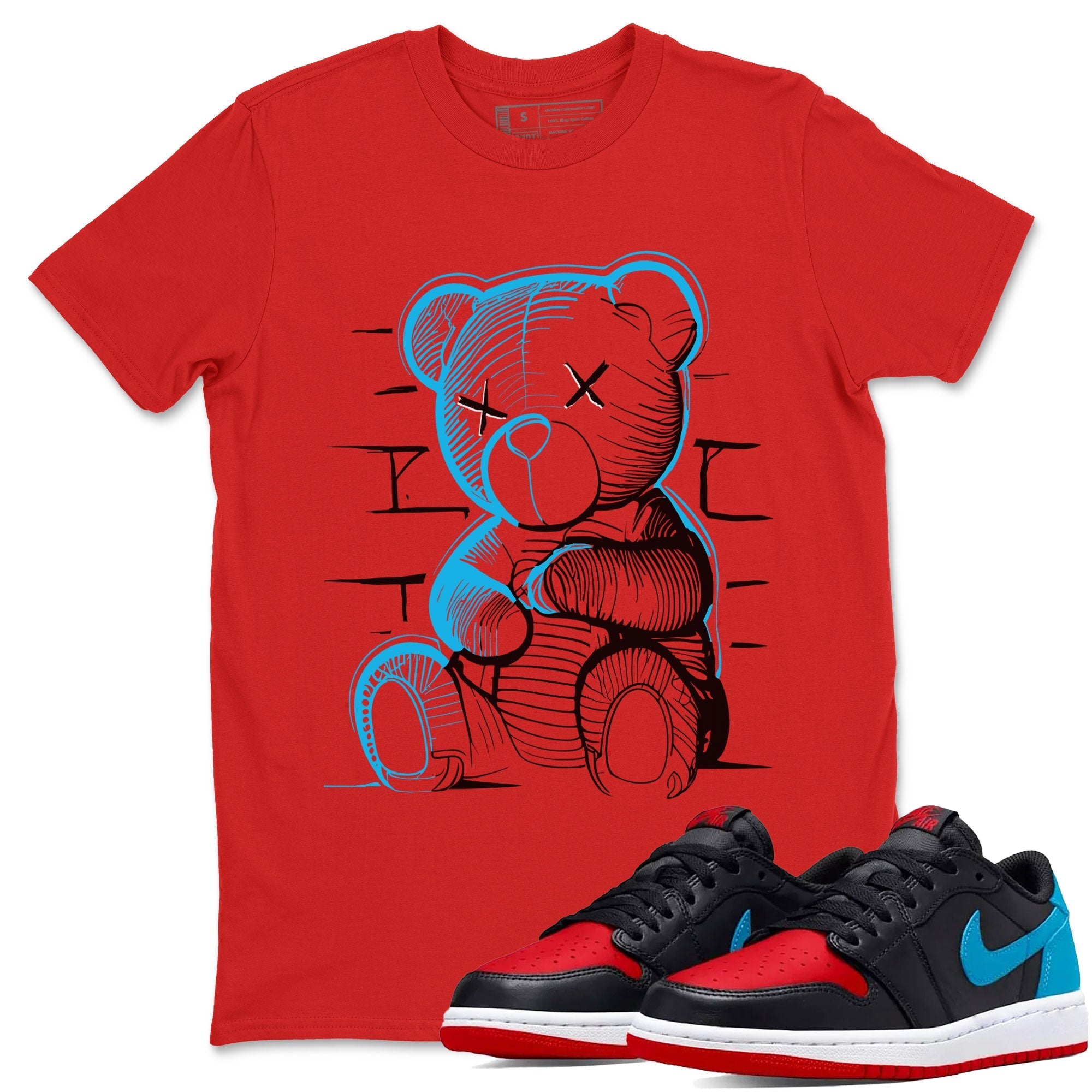 Neon Bear Unisex Tops - Air Jordan 1 UNC to Chicago