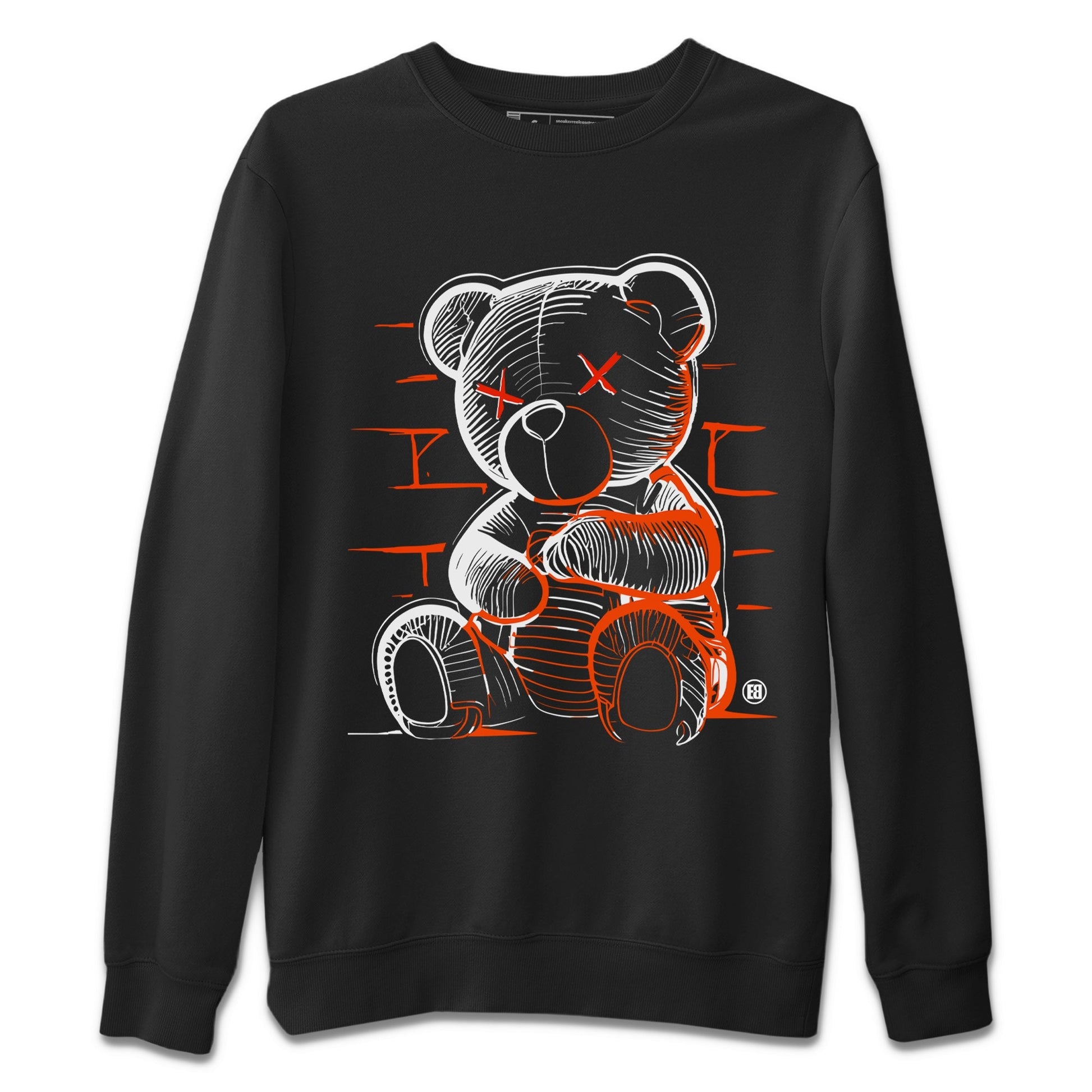 Neon Bear Unisex Tops - Air Jordan 12 Brilliant Orange