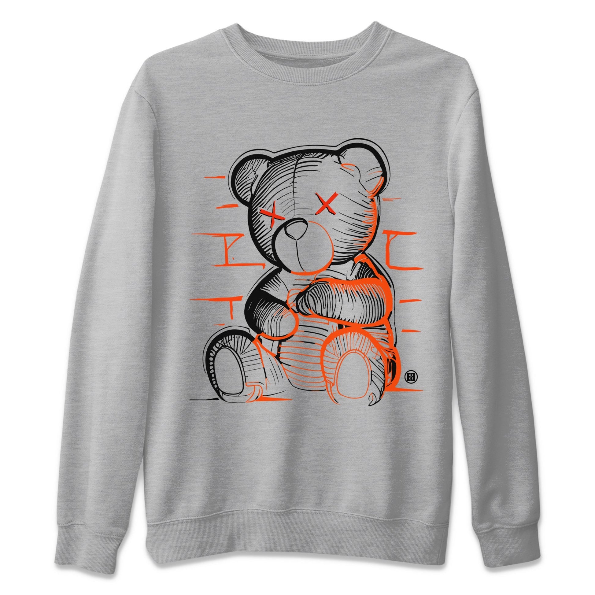 Neon Bear Unisex Tops - Air Jordan 12 Brilliant Orange