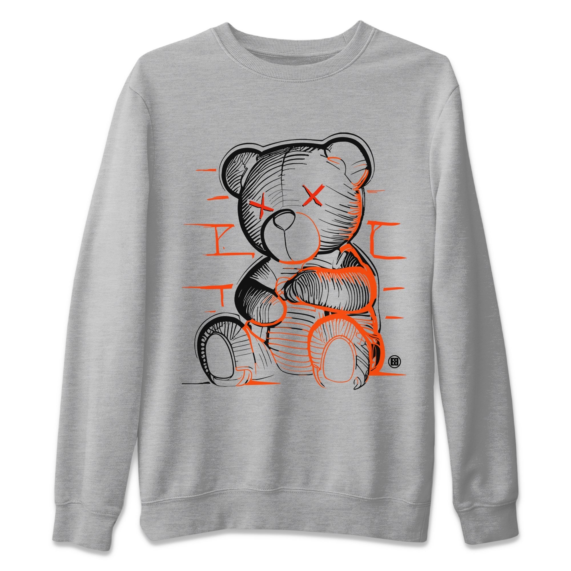 Neon Bear Unisex Tops - Air Jordan 12 Brilliant Orange