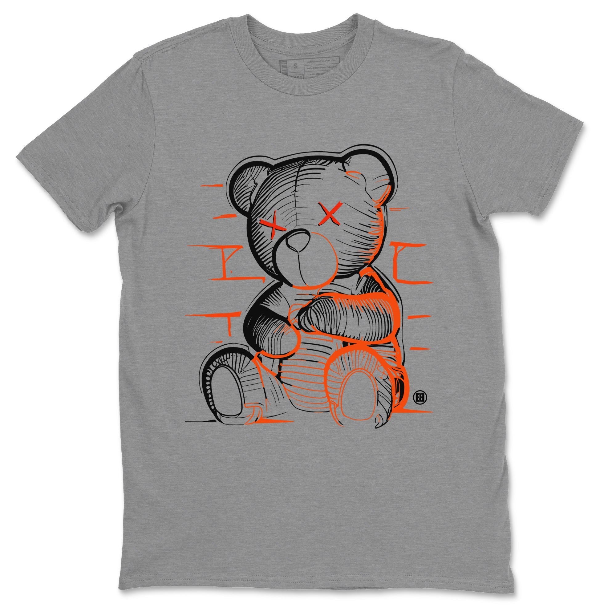 Neon Bear Unisex Tops - Air Jordan 12 Brilliant Orange