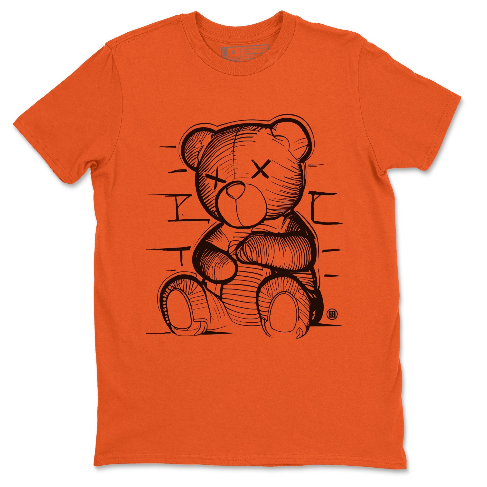 Neon Bear Unisex Tops - Air Jordan 12 Brilliant Orange
