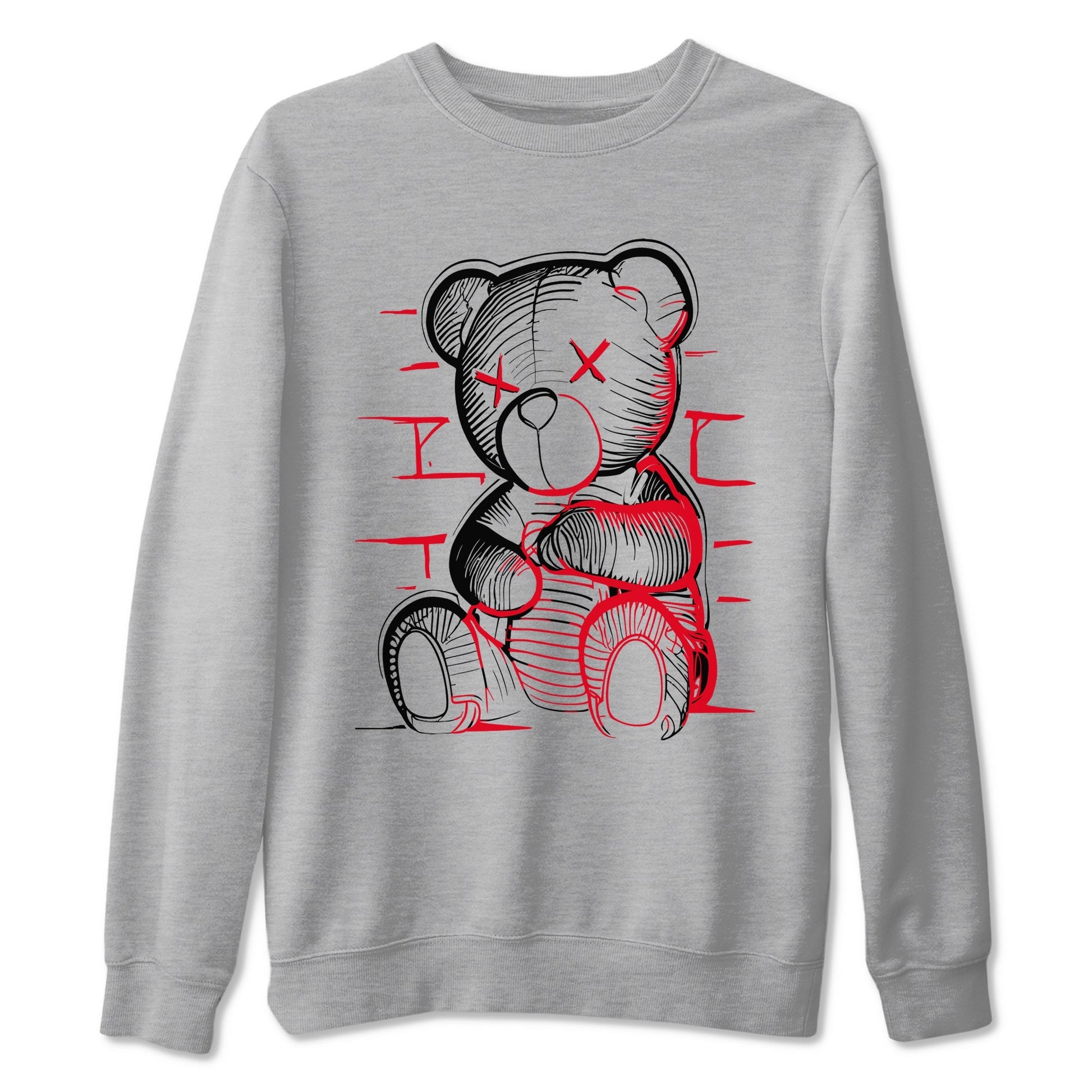 Neon Bear Sneaker Tees - Air Jordan 12 Flu Game