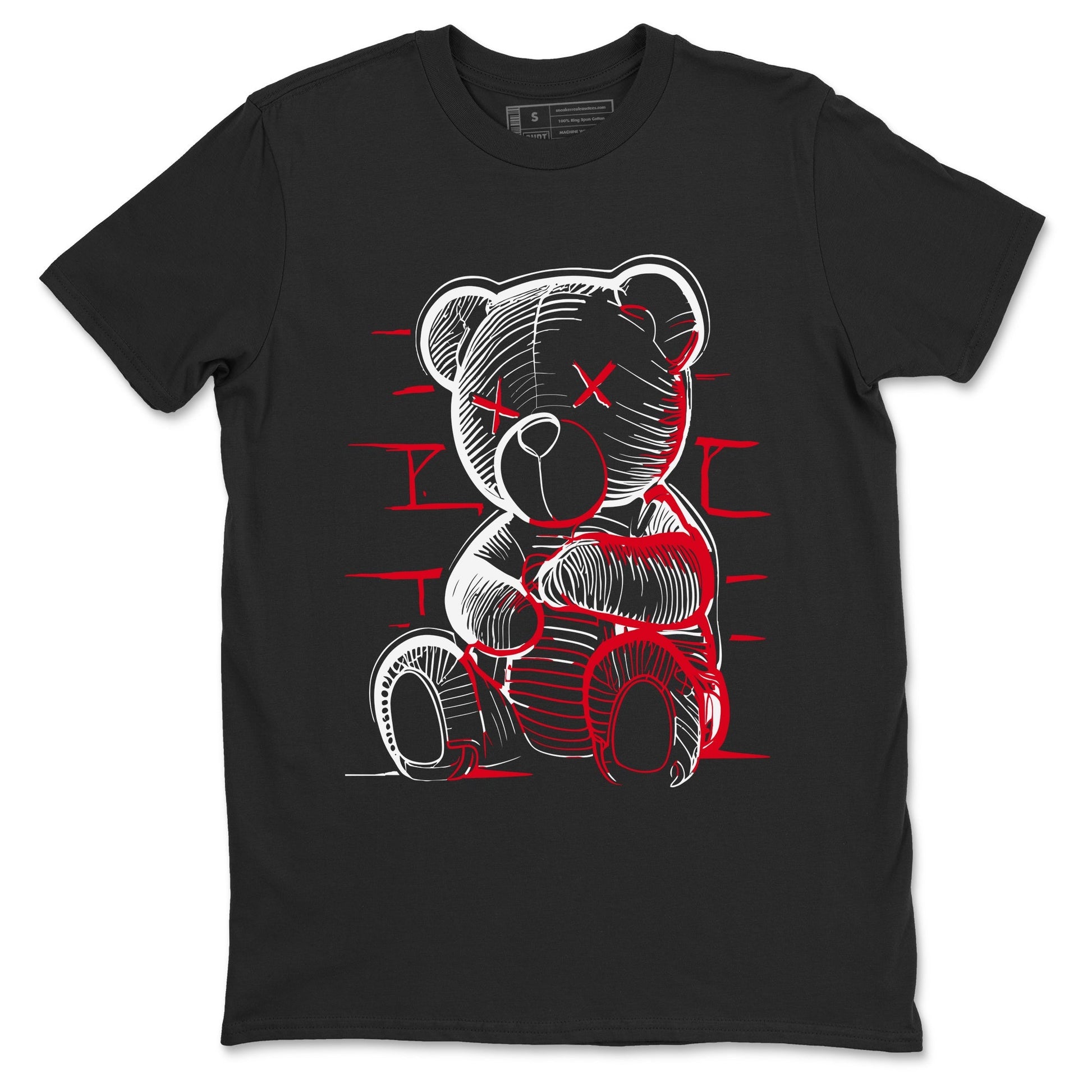 Neon Bear Sneaker Tees - Air Jordan 12 Flu Game