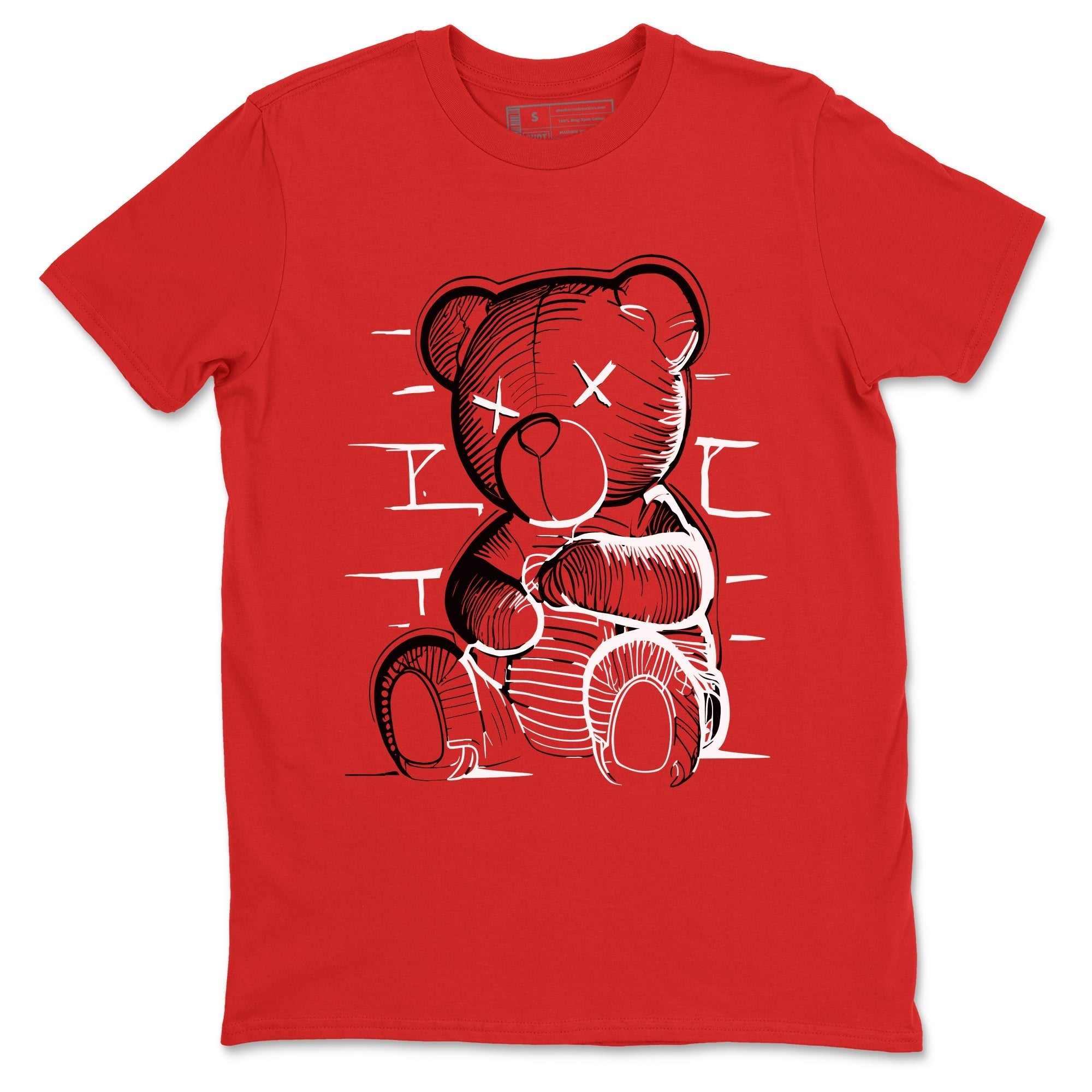 Neon Bear Sneaker Tees - Air Jordan 12 Flu Game