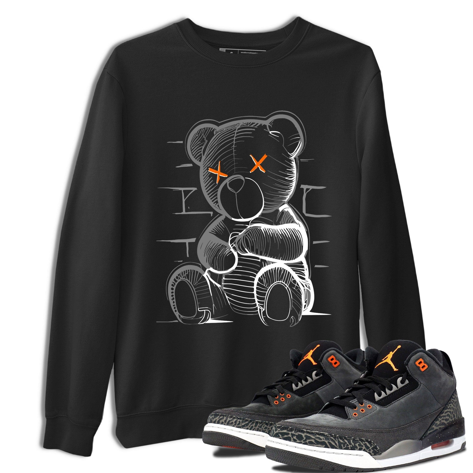 Neon Bear Sneaker Tee - Air Jordan 3 Fear
