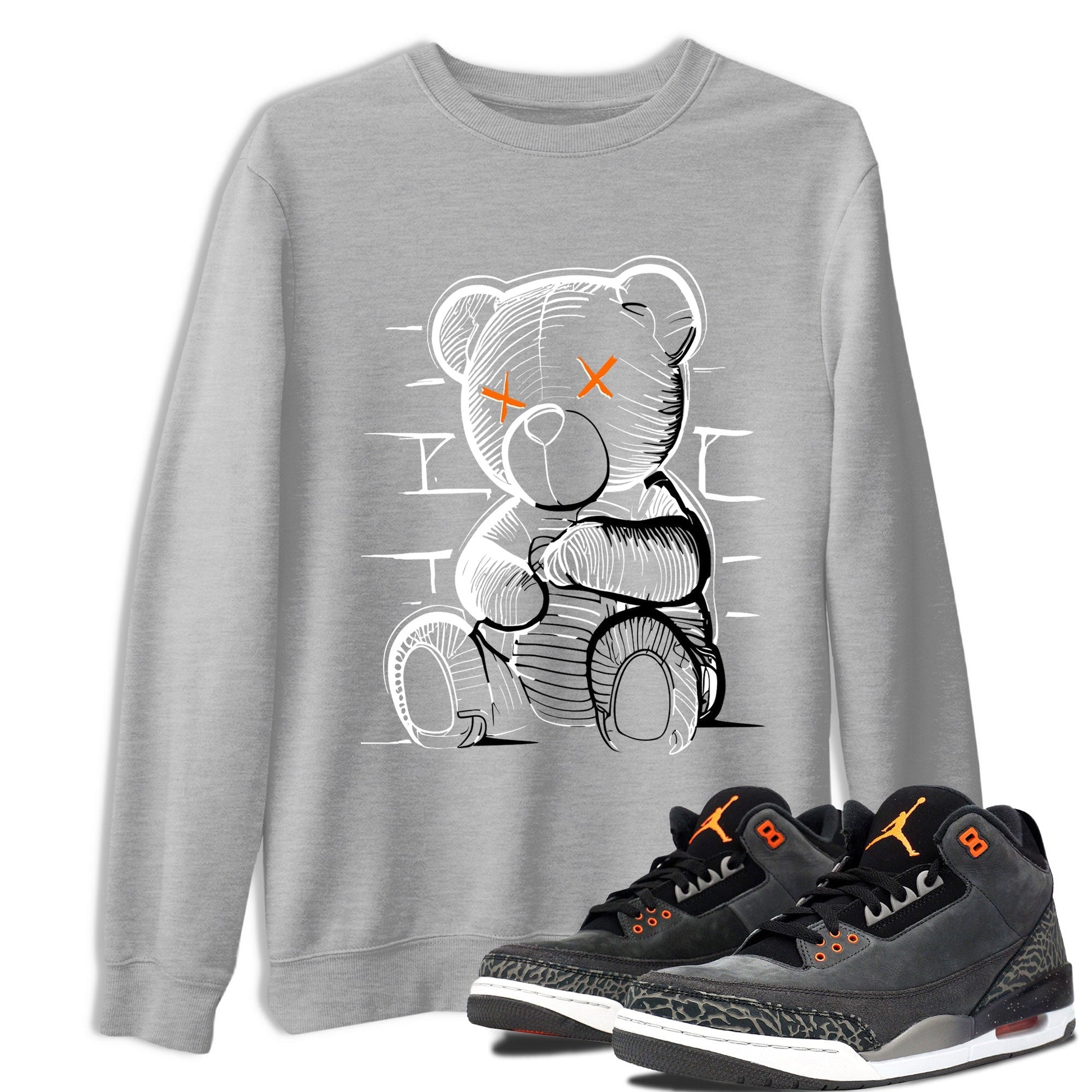 Neon Bear Sneaker Tee - Air Jordan 3 Fear