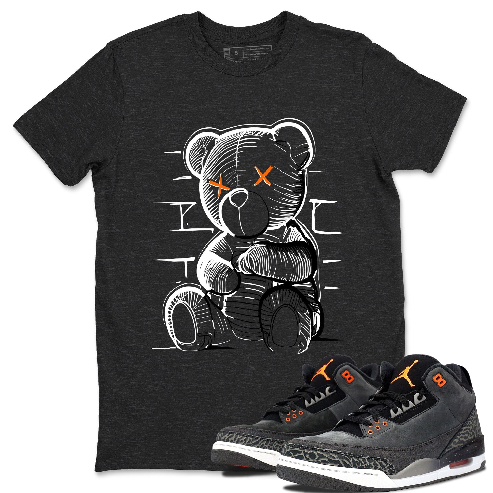 Neon Bear Sneaker Tee - Air Jordan 3 Fear
