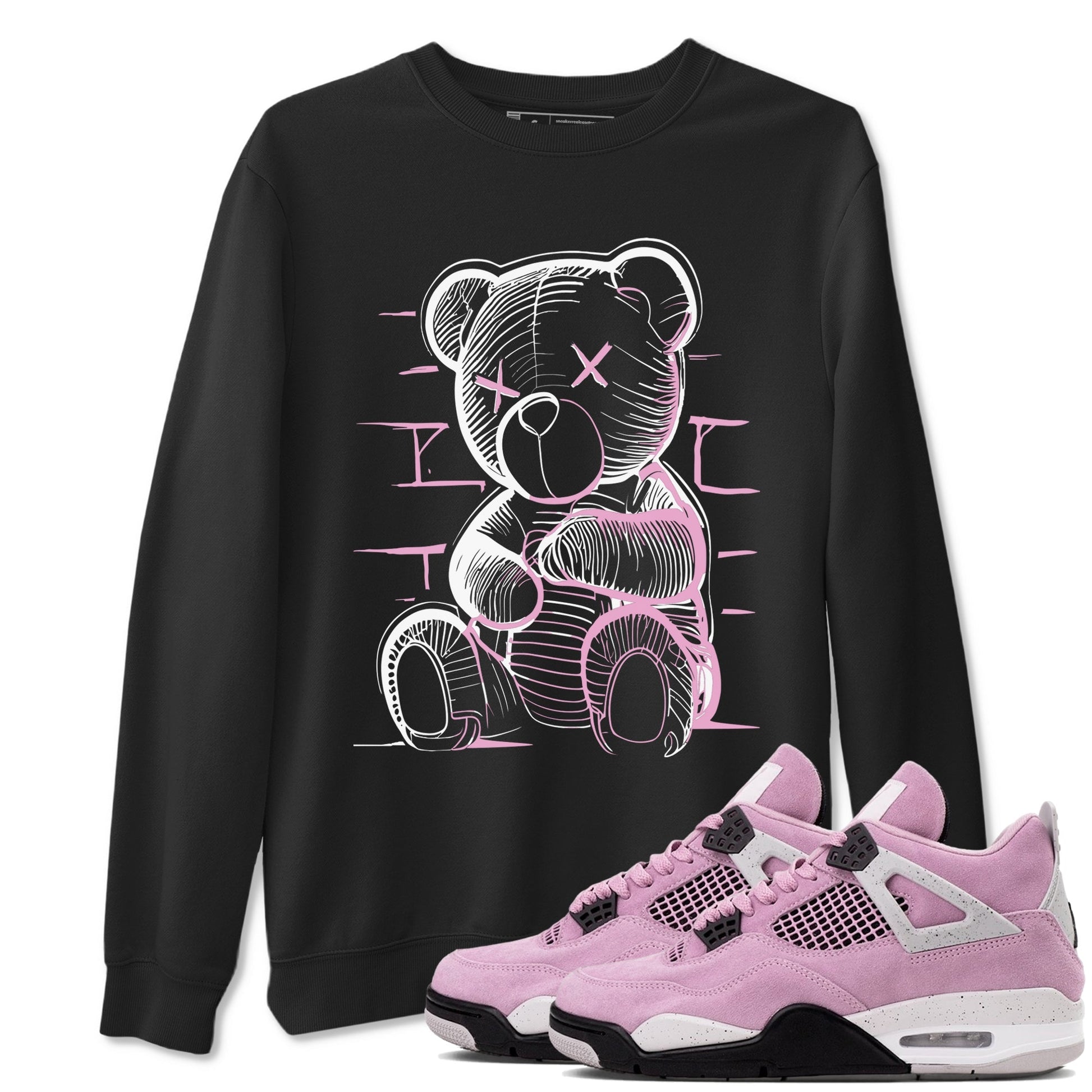 Neon Bear Sneaker Tees - Air Jordan 4 Orchid