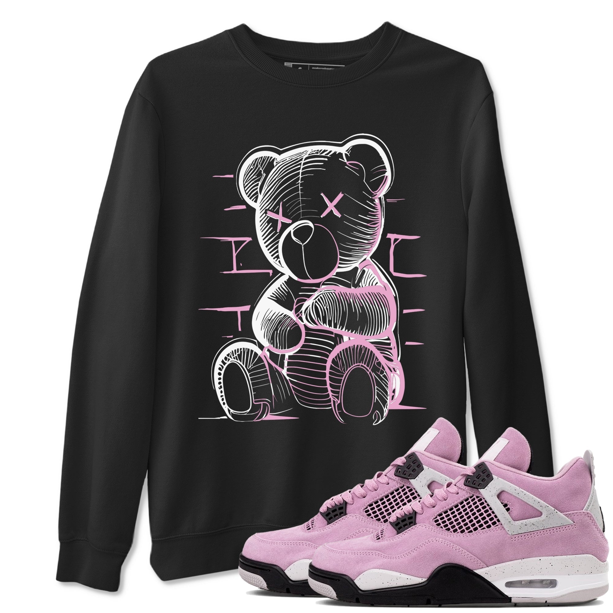Neon Bear Sneaker Tees - Air Jordan 4 Orchid