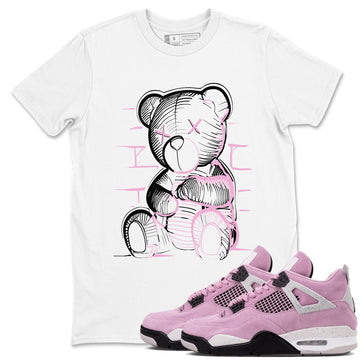 Neon Bear Sneaker Tees - Air Jordan 4 Orchid