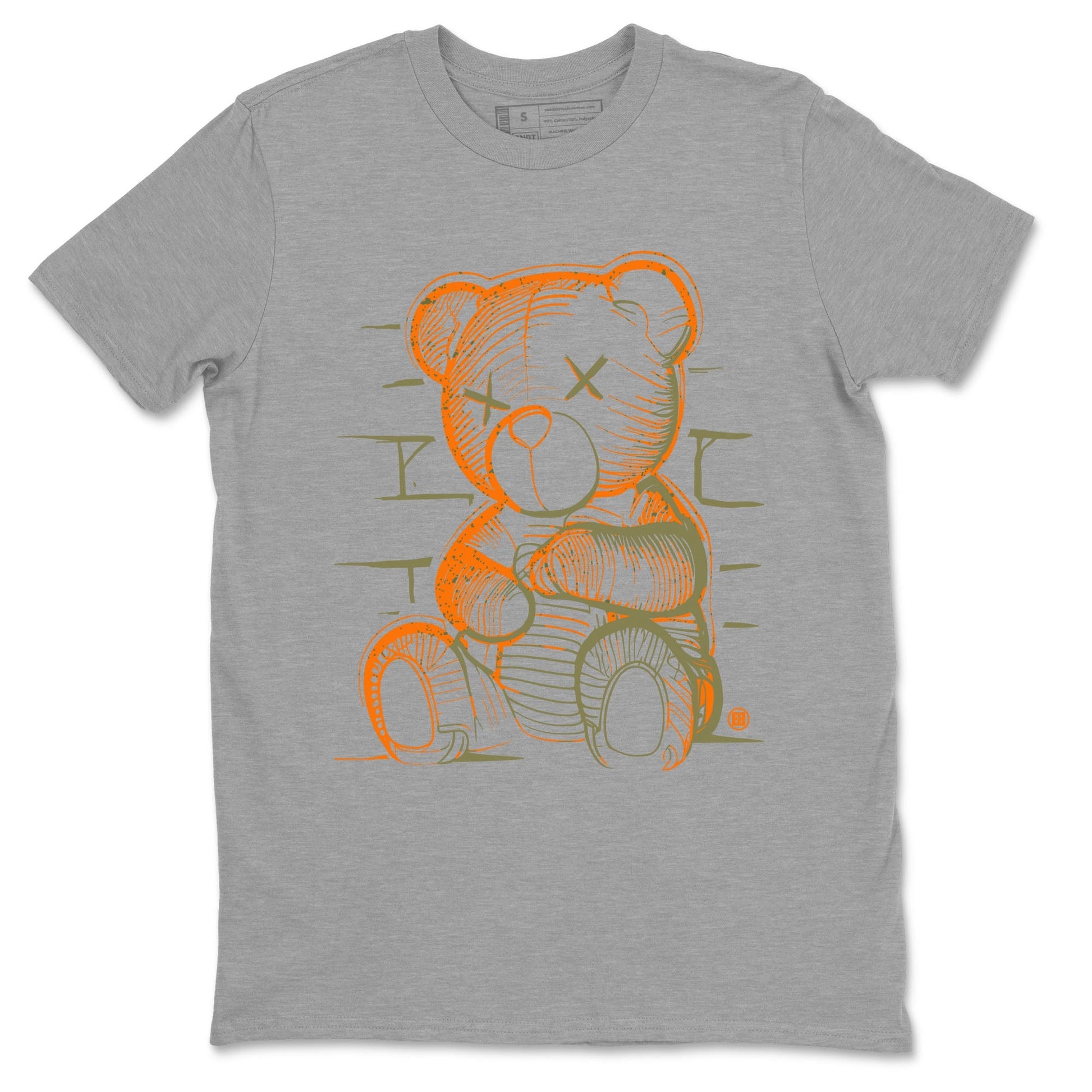 Neon Bear Sneaker Tees - Air Jordan 5 Olive