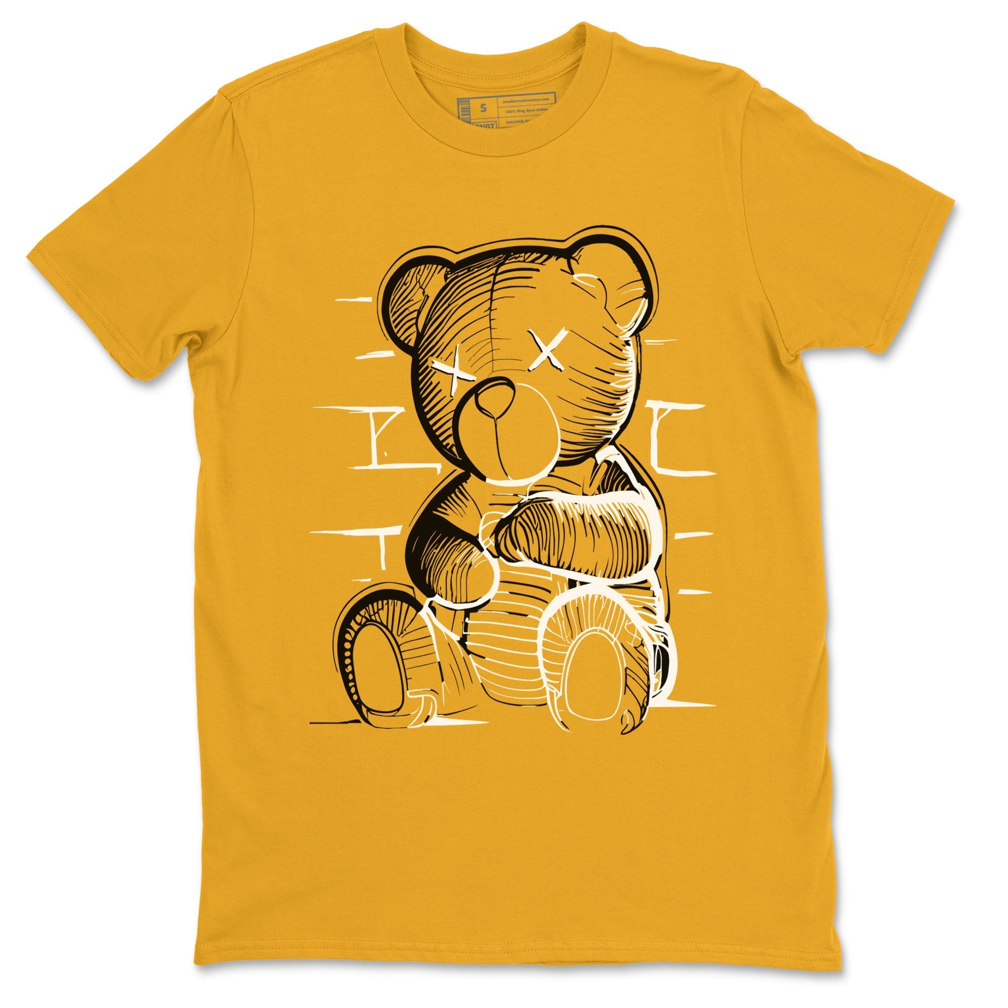 Neon Bear Sneaker Tees - Air Jordan 6 Yellow Ochre