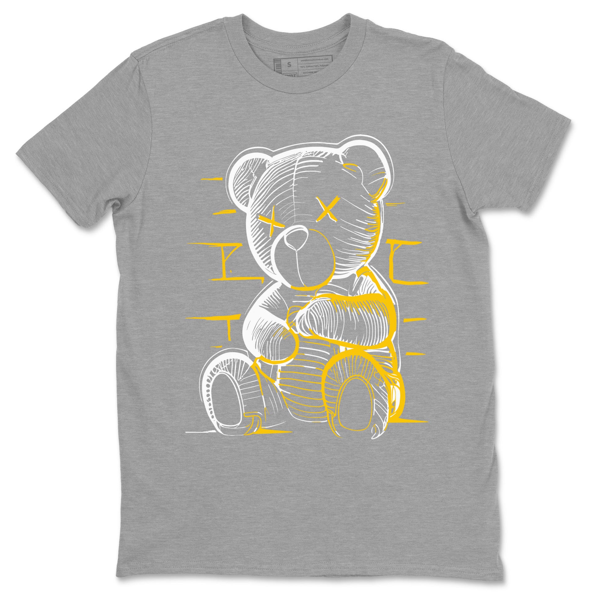 Neon Bear Sneaker Tees - Air Jordan 6 Yellow Ochre