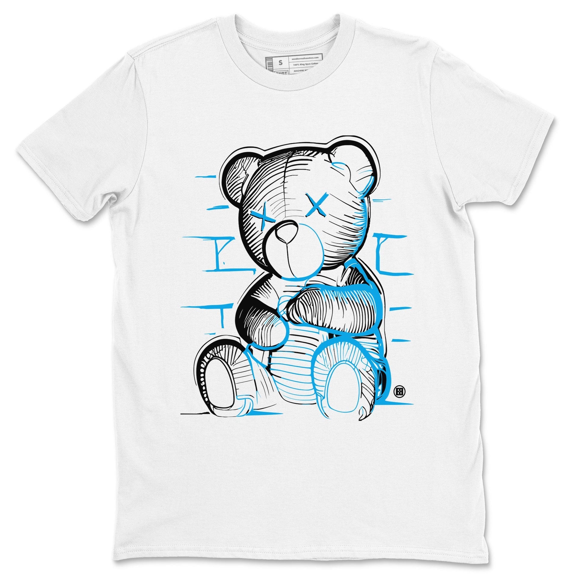 Neon Bear Sneaker Tees - Air Jordan 9 Powder Blue