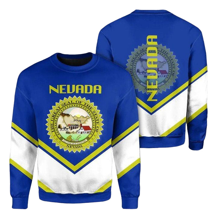 Nevada Coat Of Arms Sweater Lucian Style J5W ? Usalast