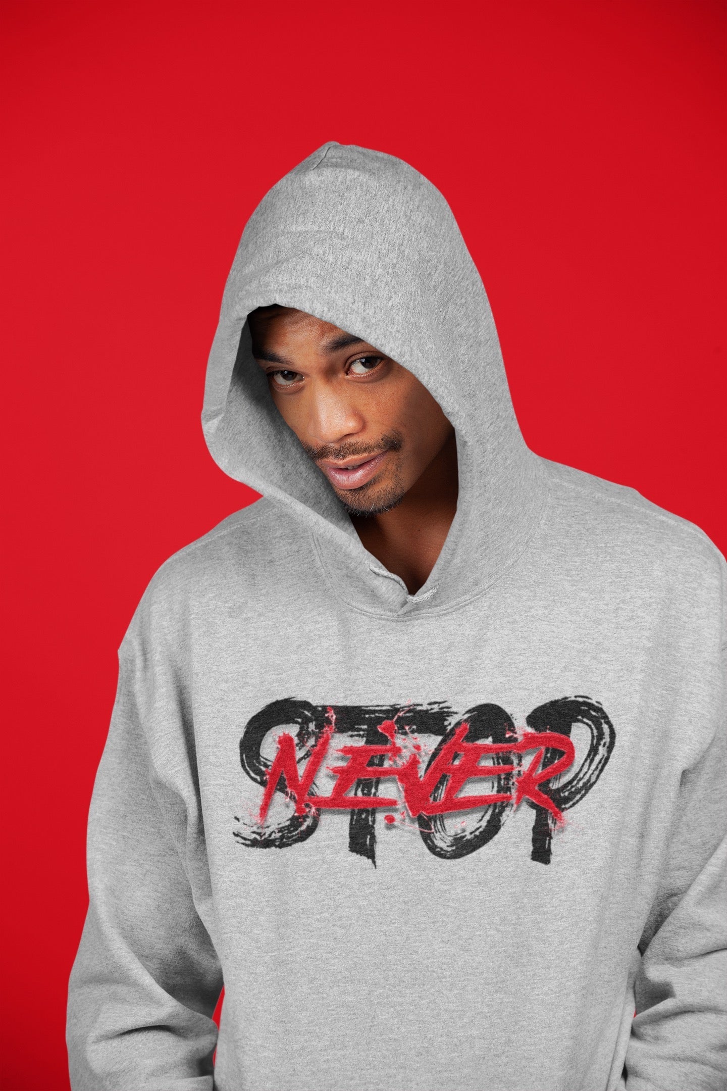 Never Stop Unisex Tops - Yeezy 700 Hi-Res Red