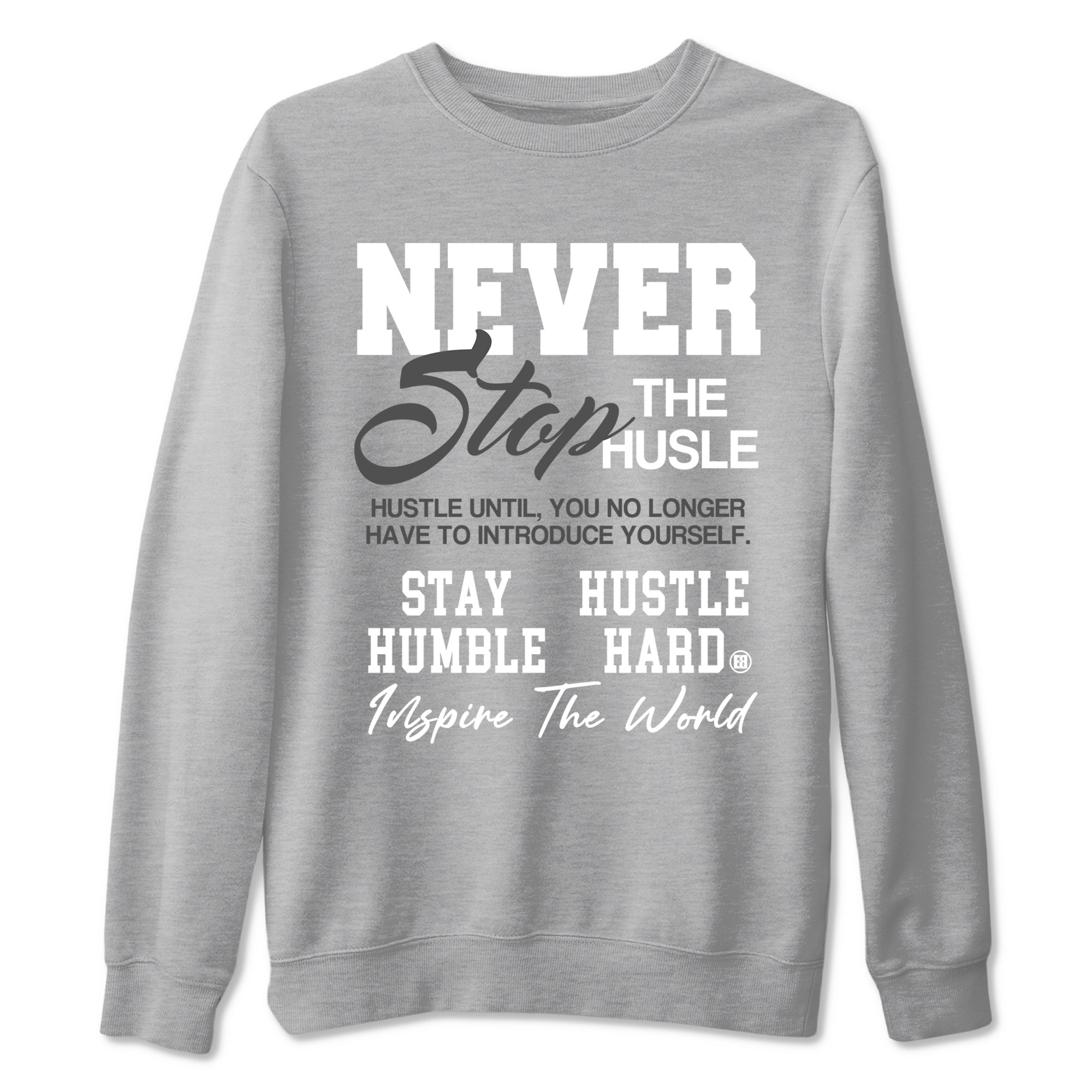 Never Stop The Hustle Sneaker Tees - Air Jordan 9 Cool Grey