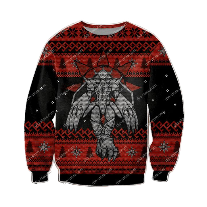 New Digimon Wargreymon Christmas Sweater ? Usalast
