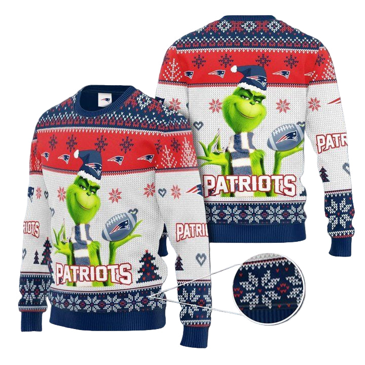 New England Patriots Grinch Christmas Sweater ? Usalast