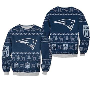 New England Patriots Nfl Ugly Sweater Christmas 3D Sweater ? Usalast