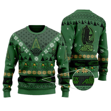 New Green Arrow Dc Comics Sweater ? Usalast