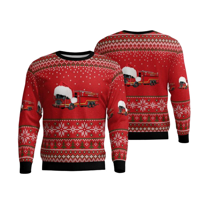 New Jersey Newark Fire Department AOP Sweater ? Usalast