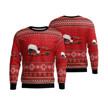 New Jersey Newark Fire Department AOP Sweater ? Usalast