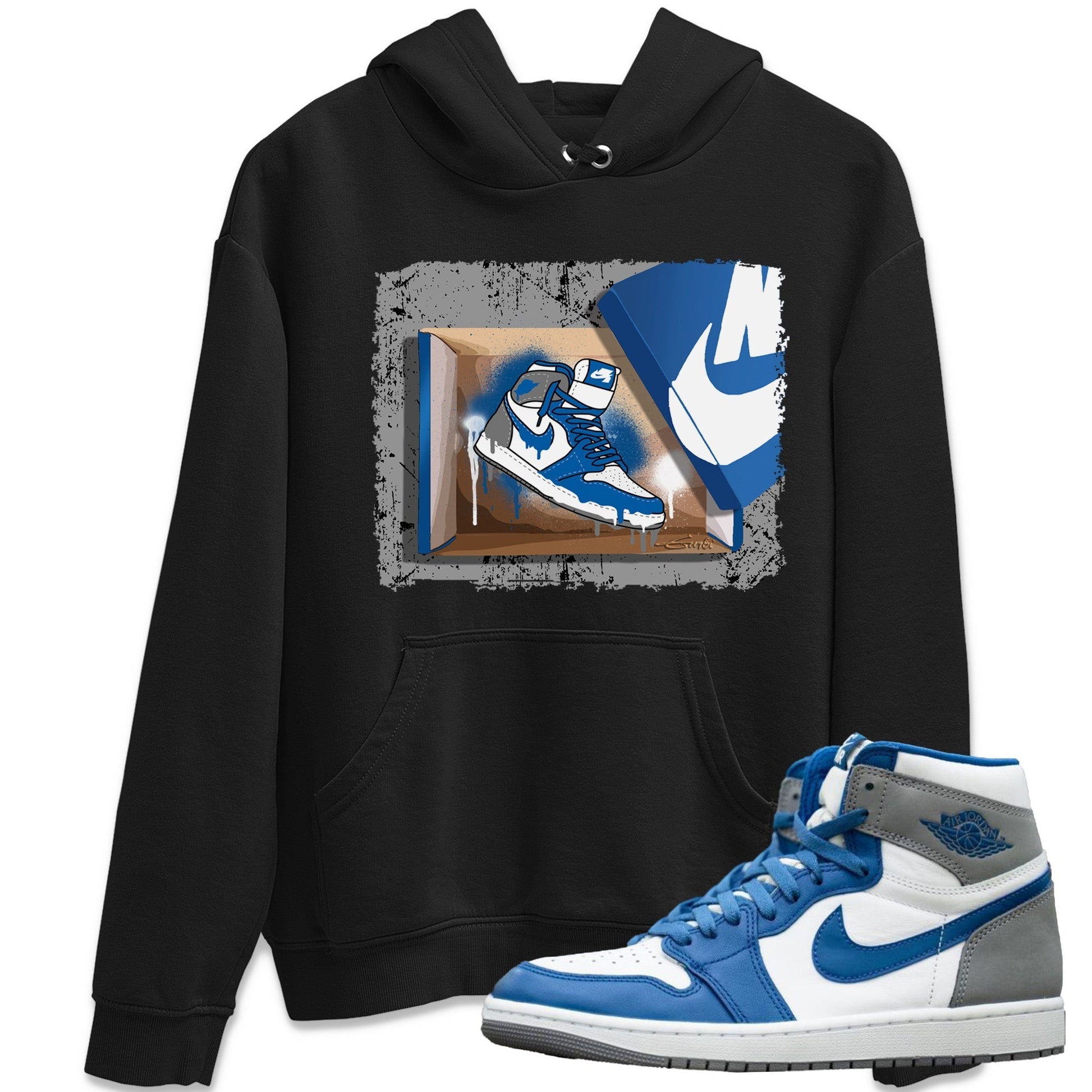 New Kicks Unisex Tops - Air Jordan 1 True Blue