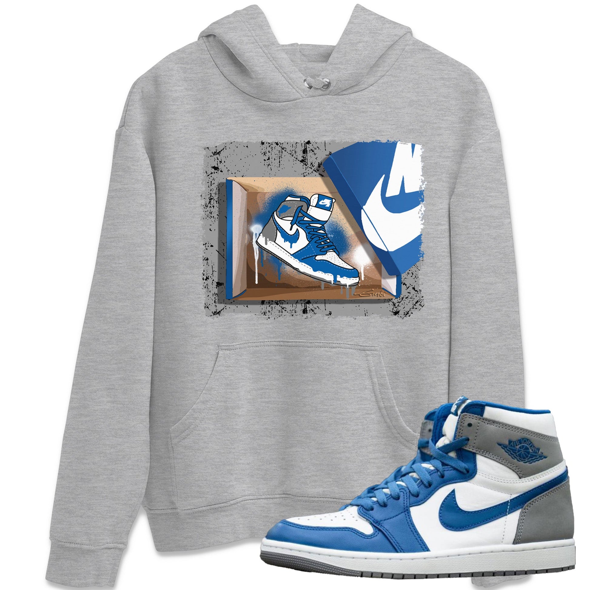 New Kicks Unisex Tops - Air Jordan 1 True Blue