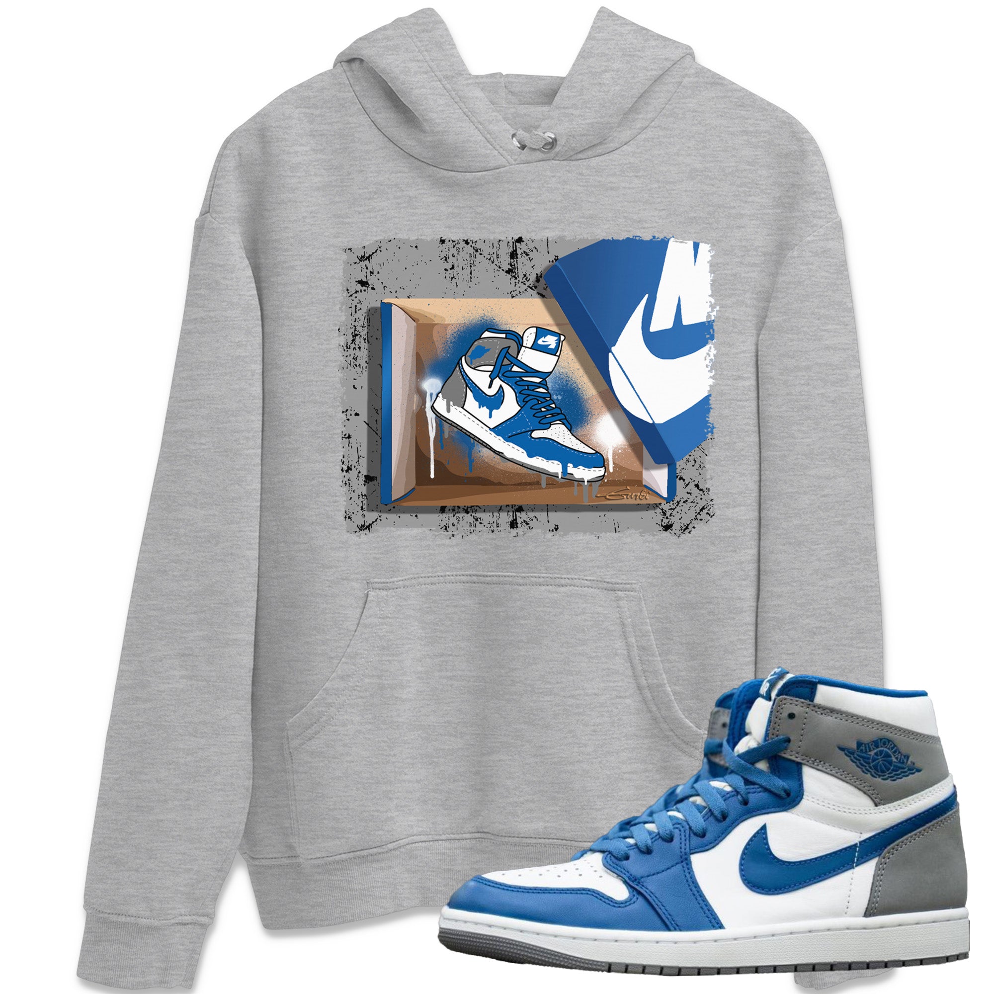 New Kicks Unisex Tops - Air Jordan 1 True Blue