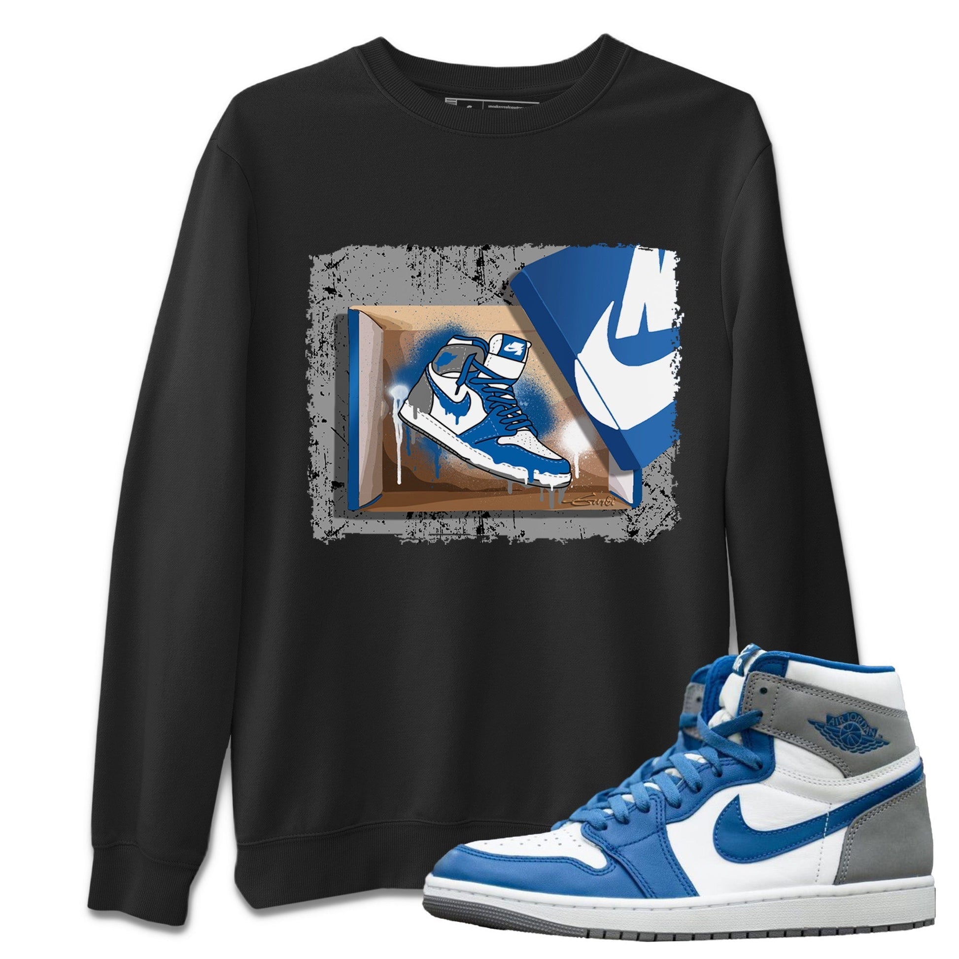 New Kicks Unisex Tops - Air Jordan 1 True Blue