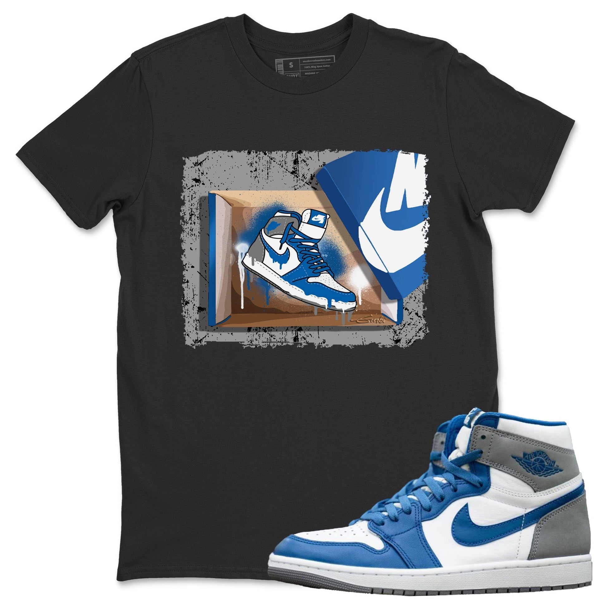New Kicks Unisex Tops - Air Jordan 1 True Blue