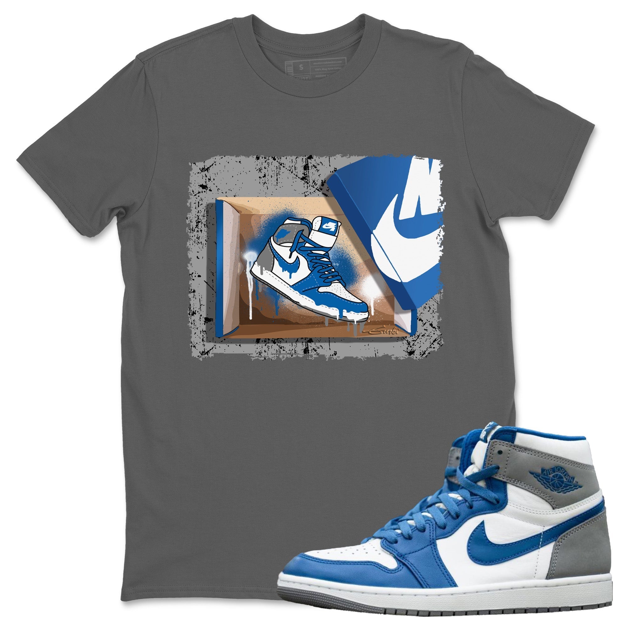 New Kicks Unisex Tops - Air Jordan 1 True Blue