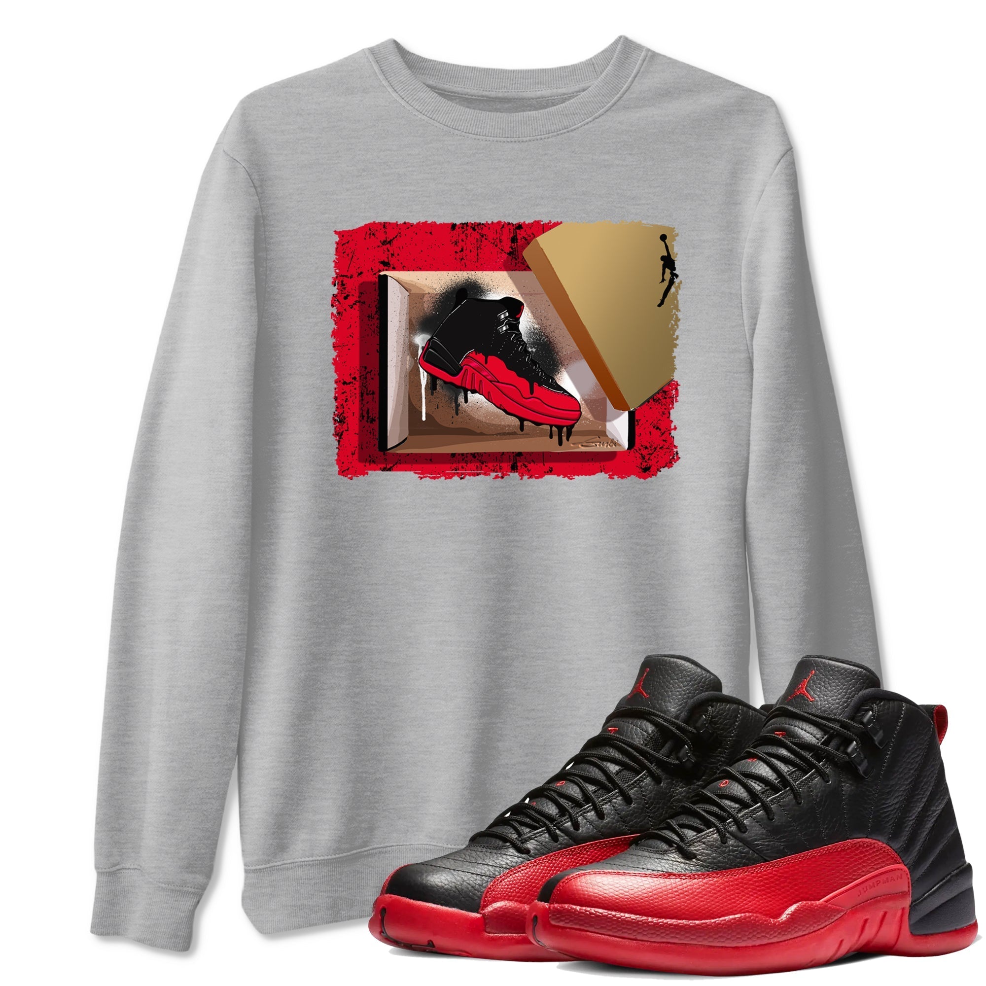 New Kicks Sneaker Tees - Air Jordan 12 Flu Game